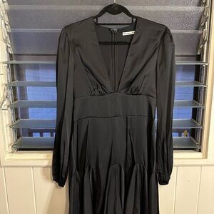 Medium black silk Abercrombie mini dress